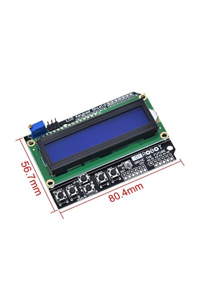 Genel Markalar Arduino Shield 2x16 Karakter Lcd Modül 6 Buton Keypad Tuş Takımı