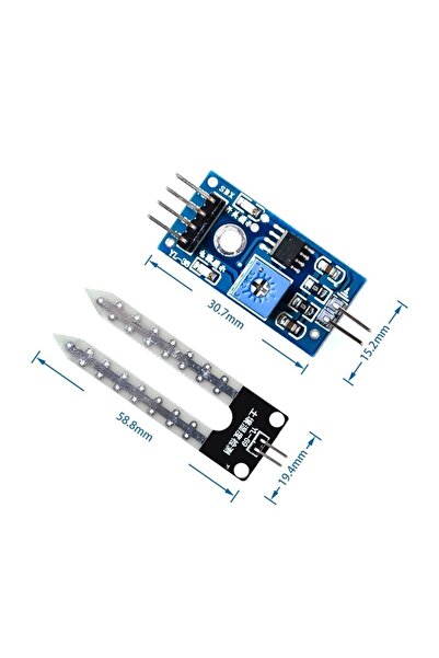Genel Markalar Toprak Nem Sensörü Arduino Higrometre Soil Moisture Sensor