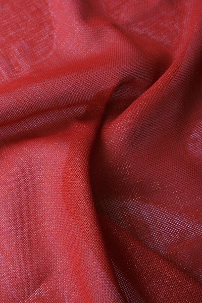 Viemso Red Glitter Linen Tablecloth 140x240cm