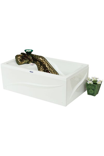 Waterway Wichita Oturmalı Mini Dikdörtgen Küvet 120x70 H:43 Gövde+metal Ayak+dört Yön Panel