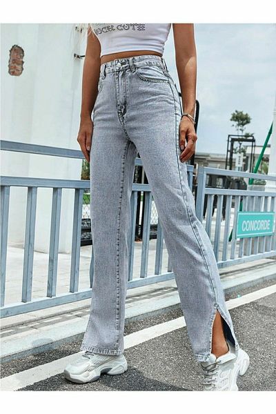Trn JNS Elena Mavi Jeans Džínové kalhoty s bočním rozparkem Ricra