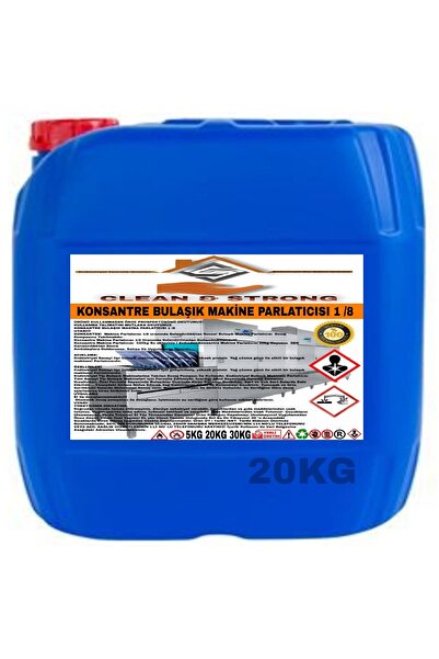 Konsantre 1/8 Bulaşık Makine Parlatıcısı 20kg
