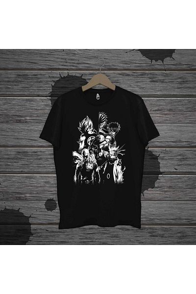 Touz Satu Moda & Anime Oversize Heroes Unisex T Shirt