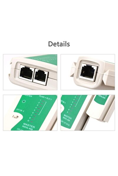 Genel Markalar Rj45 Rj11 Uyumlu Kablo Test Cihazı Cat5 Cat6 Lan Kablosu Kablo...