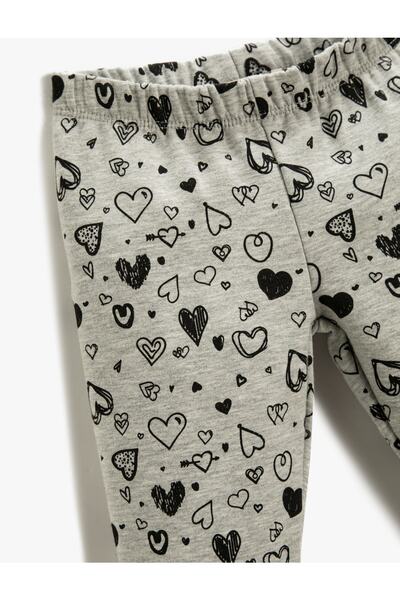 Koton Bedruckte Leggings mit elastischem Bund