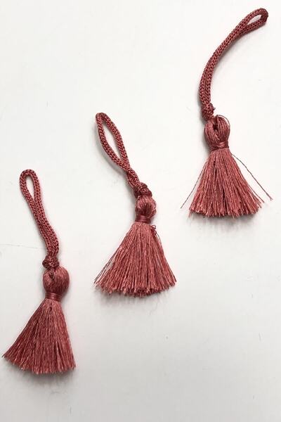 FdayAksesuar Accesoriu Panglică Decorativă Floare de Rodie cu Ciucure Unic 4 ...