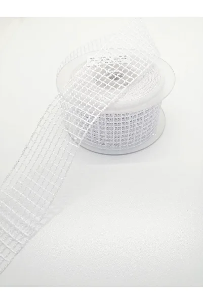 Bride Aksesuar Dünyası Hobby Products White Mesh Ribbon 3 Meters Width 4 cm – Ribbon – Ribbon