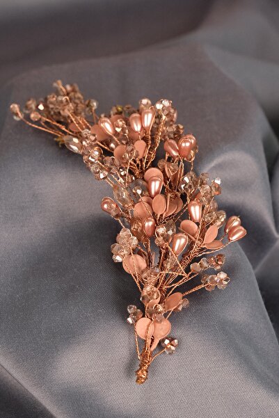 Bride Aksesuar Dünyası Accesoriu de mireasă Lega Pearl cu mărgele laterale pe...