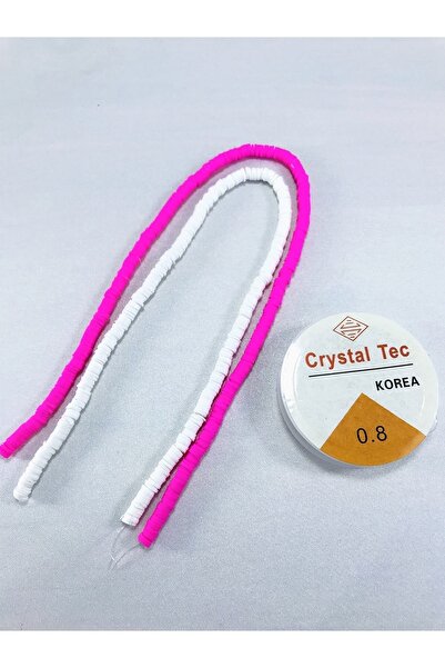 Bride Aksesuar Dünyası Vrste perli Dvobojne Fimo perle Set ribolovne strune 8...