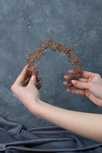 Bride Aksesuar Dünyası Accesoriu pentru păr Duru Coroană de mireasă cu mărgel...