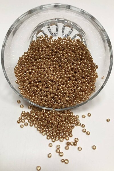Generic Brand Plated Gold Color Sand Bead 3 Mm