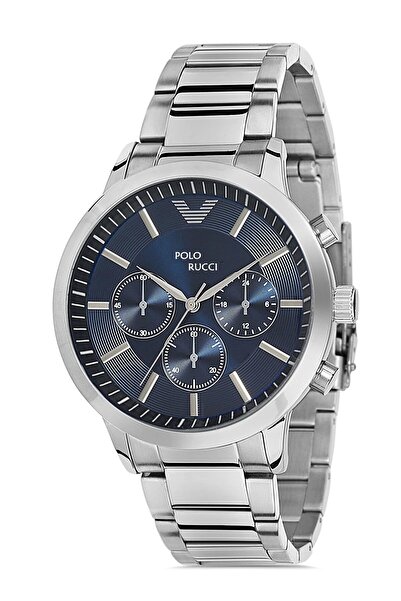 POLO Rucci 1986 ساعة يد رجالية بسوار معدني