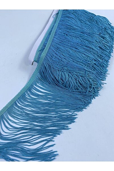 Genel Markalar Dekoratif Şerit Aksesuar Turkuaz Saçak Püskül 15 Cm – Dekorati...