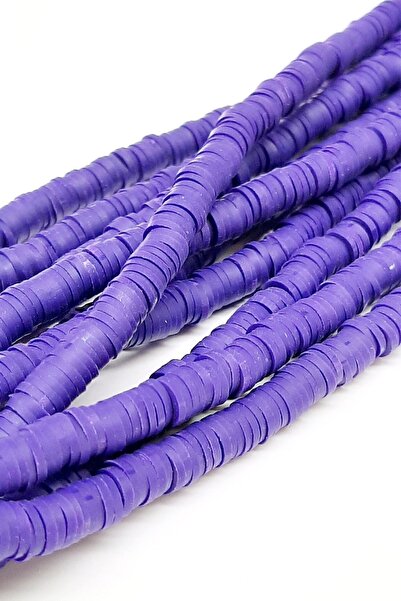 FdayAksesuar Sortiment de mărgele violet închis cu model Mărgele din plastili...