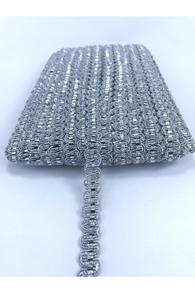 Bontex Στολίδι συσκευασίας 5 μέτρων Ασημί Glitter Λεπτομερής Ζιγκ-ζαγκ Νερό Π...