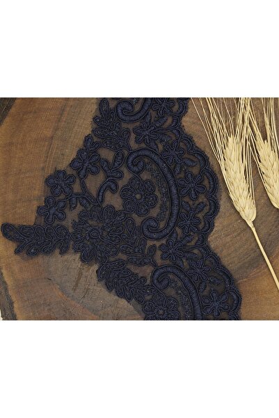 Bride Aksesuar Dünyası Accesoriu Panglică Decorativă Albastru Marin Guipure F...