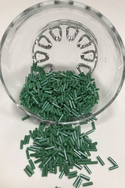 Bride Aksesuar Dünyası Mat zelene perle u obliku cevi 50 gr – Perle