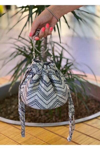 yumabag Gümüş Top Çanta