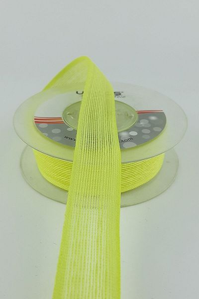 Bride Aksesuar Dünyası Yellow Effect Linen Ribbon 2.5 cm – Ribbon – Ribbon