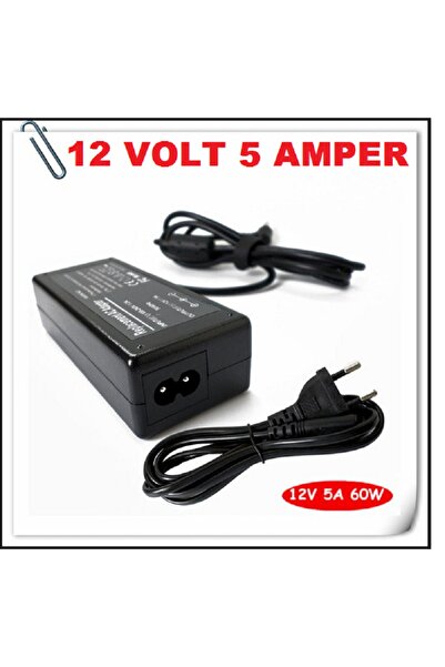ATA ELEKTRONİK Ac100-240v 50/60hz Dc 12 Volt 5 Amper Plasitk Kasa Adaptör 12v...
