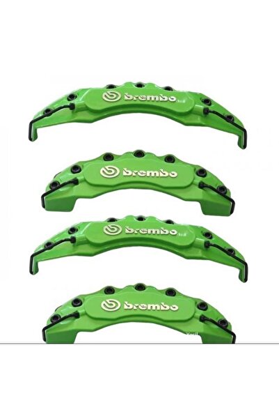 Genel Markalar Brembo Kaliper Kapağı 4'lü Yağ Hortumlu Yeşil