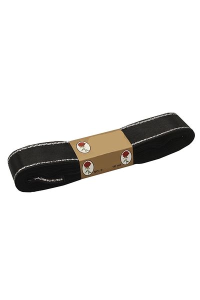Bride Aksesuar Dünyası Black Edge Glitter Ribbon 3 cm – Ribbon