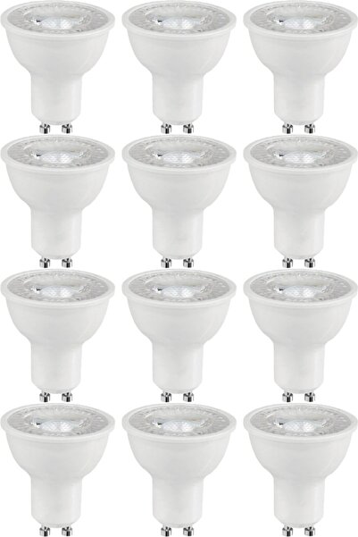 fullreyon 12 Adet 7 W. Amber Işık 1. Sınıf Ultra Kalite Gu10 Duy Led Ampul