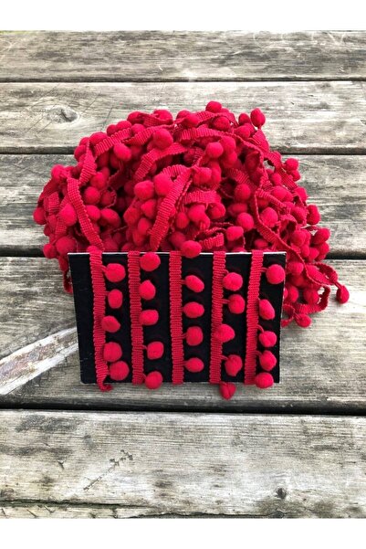 Bride Aksesuar Dünyası Panglică decorativă Bordeaux cu pompon, 5 metri – Pang...