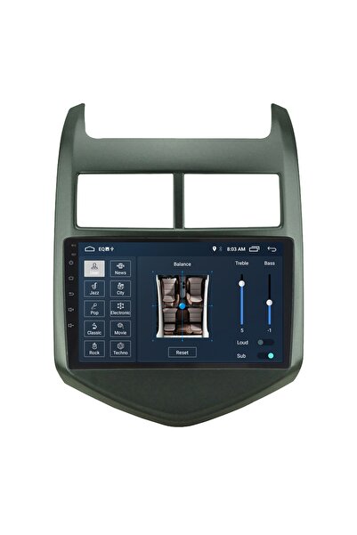 MYWAYY Chevrolet Aveo Android Carplay Navigasyon Multimedya Ekran Teyp 2gb Ra...