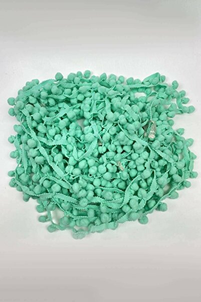 Bride Aksesuar Dünyası Panglică cu pompon verde mentă 10 metri – Panglică dec...