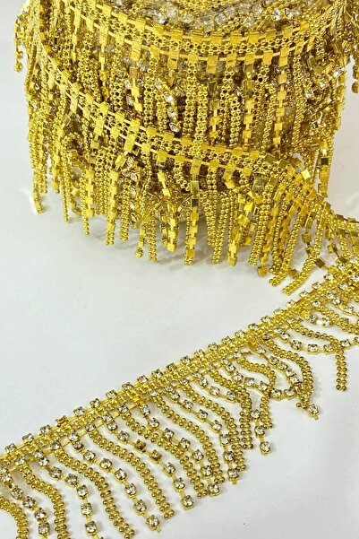 Bride Aksesuar Dünyası Accesoriu Panglică Decorativă Culoare Aurie cu Lanț și...