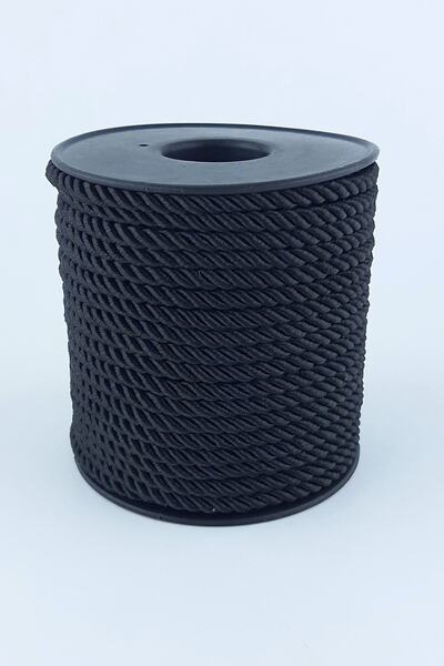 Bride Aksesuar Dünyası Siyah Kordon Ip 3 Mm 10 Metre – Örgü Ipi