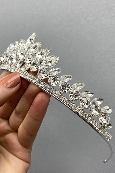 Bride Aksesuar Dünyası Coroana de mireasa model Zeyn pentru femei – Coroana – Coroana – Coroana