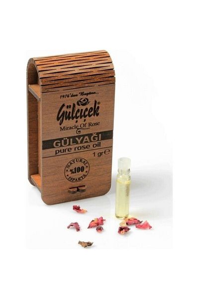 GÜLÇİÇEK KOZMETİK 100% Pure Rose Flower Has Rose Oil - 1ml Rose Oil Rose Oil