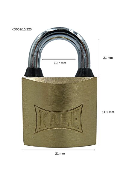 Kale Kilit Kale Asma Kilit Sarı 20 Mm