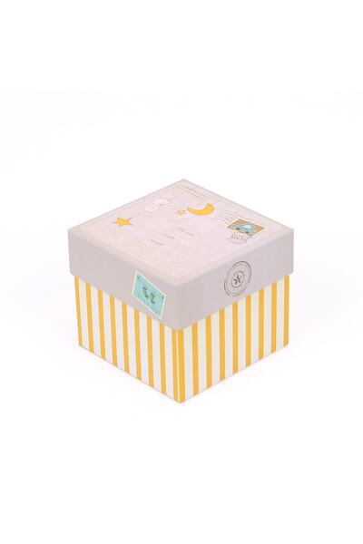DECOBOX Bebek Hediye Kutusu (10,5X10,5X9,5CM)