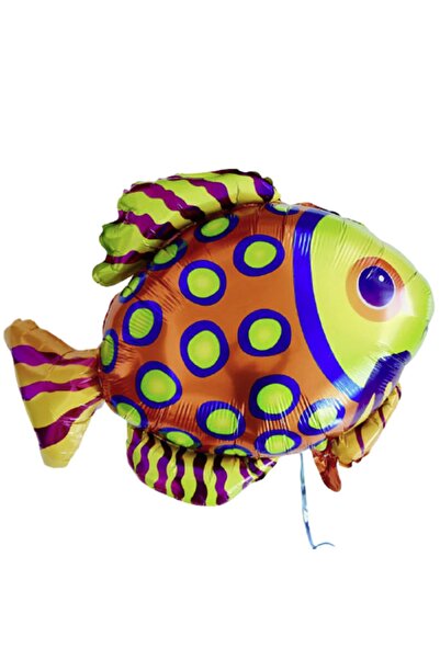 parti sürprizi بالون رقائق السمك الملون قطعة واحدة