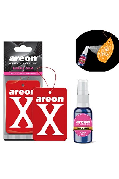 Areon Blue Blaster 30ml Sprey Bubble Gum + X Bubble Gum Oto Kokusu