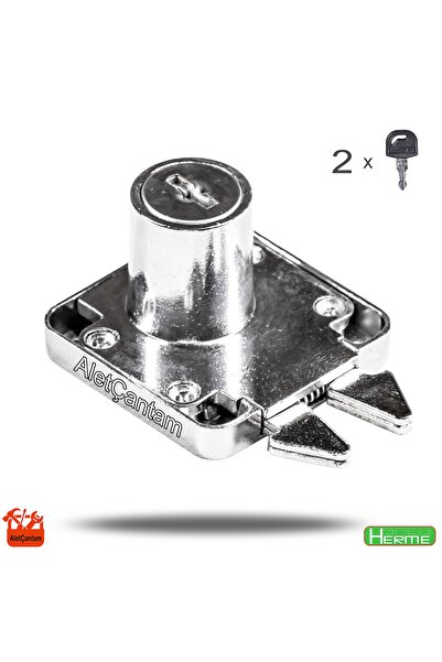 ALETÇANTAM Sürgülü Dolap Kilidi Kıskaçlı Kancalı Kilit