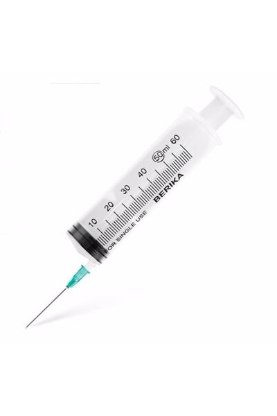 Berika 50 Cc Enjektör Şırınga Yeşil Uç 70 Adet