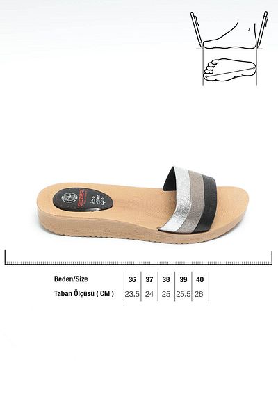 GEZER Papuci de vară pentru femei