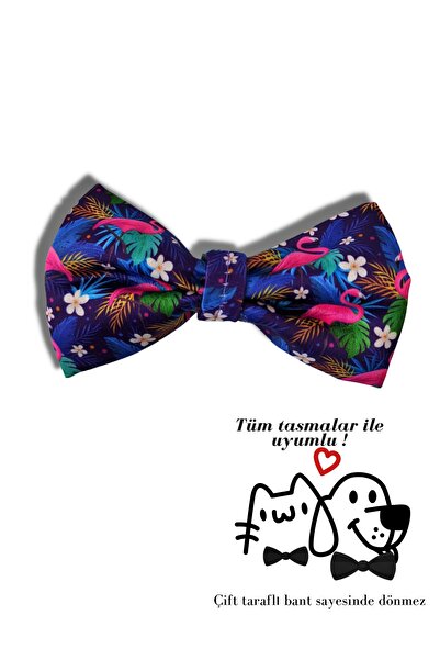 UTDpet ربطة عنق فلامينجو للقطط والكلاب (بدون قرص)