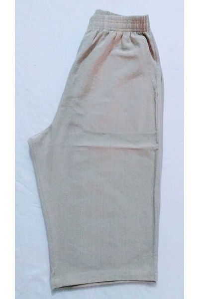 koçaktoptan Shorts, Capri Comfortable Cut Women's, Men's Elastic Waist Bermuda Shorts