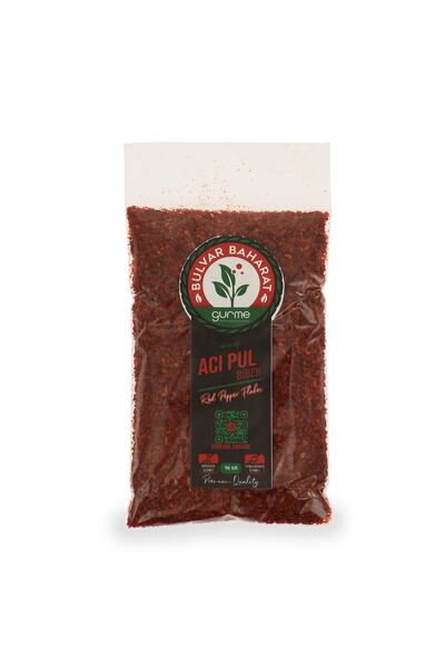 Bulvar Baharat Gurme Pul Biber Ipek Orta Acı (red Pepper Flakes) 90 Gr