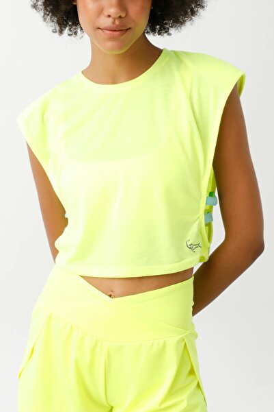 Goat Spirit Free Biyeli T-shirt Neon Sarı