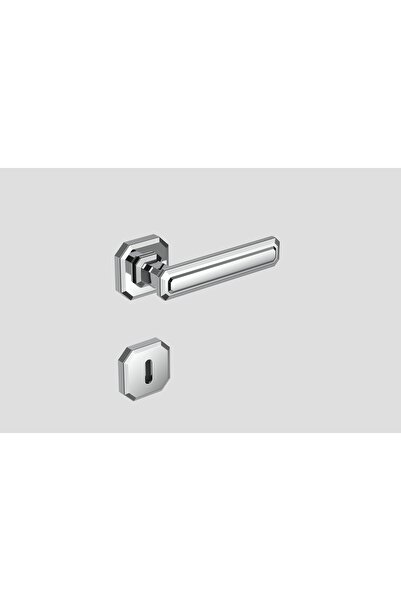 Genel Markalar Çebi Kıng Kapı Kolu Krom Kare Rozetli Oda