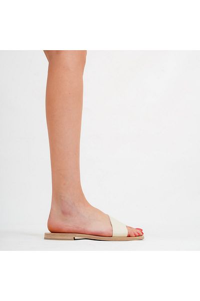 HalikarnasSandals شبشب نسائي من الجلد الطبيعي - 8615