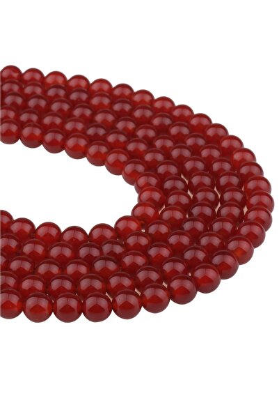 Dünya Doğal Taş Piatra de agat rosu de 8 mm Dizi - Dizi0242