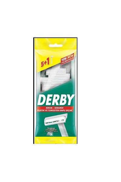 Derby Shaving Razor Single Blade 5+1 Bag