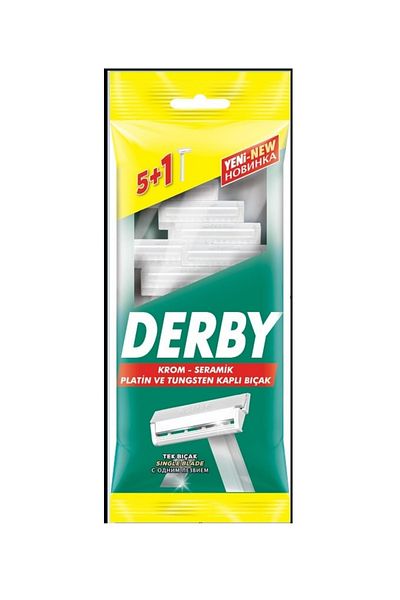 Derby Shaving Razor Single Blade 5+1 Bag